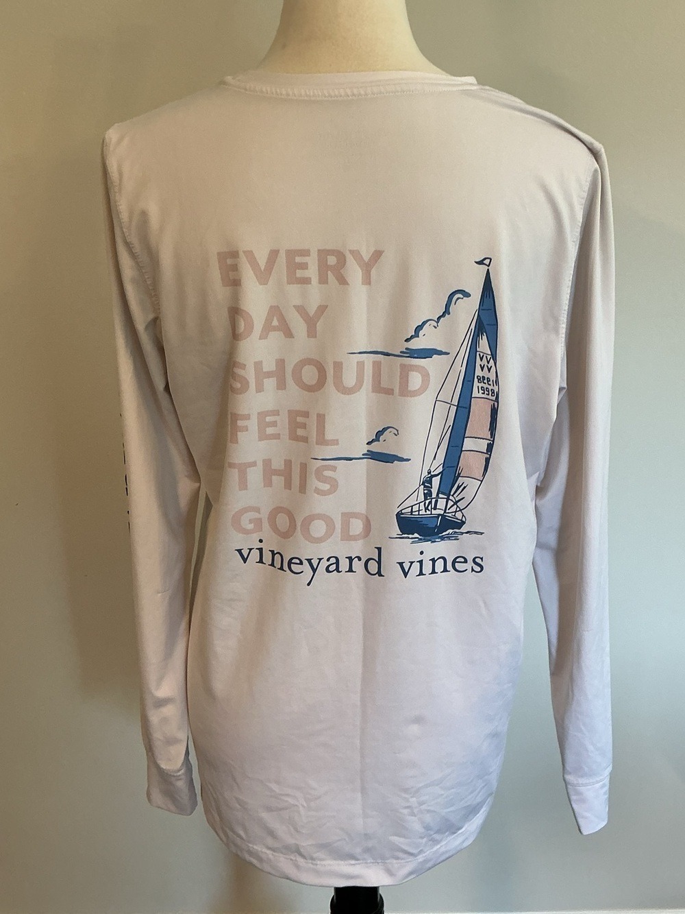 Vineyard Vines Long-Sleeve Tee with Sailboat - Picture 6 of 9